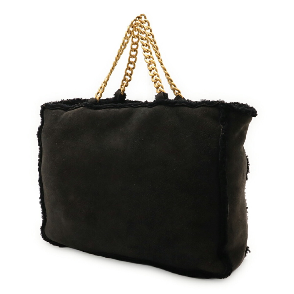 CHANEL Black Leather Shoulder Bag - Picture 3 of 10
